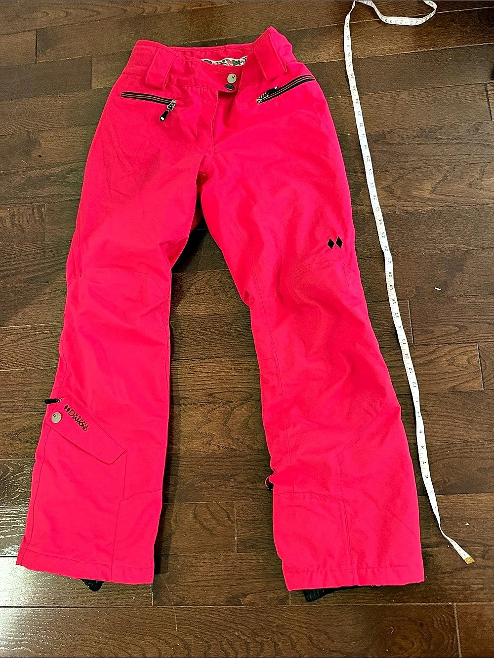 Double Diamond Women's Ski Pants Pink Size 4 Like New